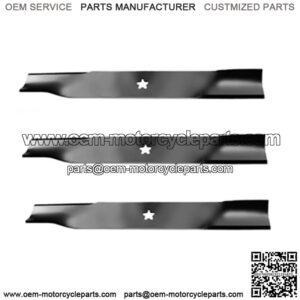 Set of 3 Heavy Duty XHT Mower Blades for Yazoo Kees 48" 539113425 539-113425