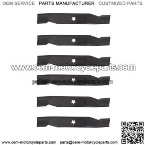 6 Pack Mower Blades fits Ariens 48" Cut  GTH2548, LT2323A2, YTH2148, YTH2448