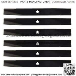 6 Blades Fits Poulan Fits Husqvarna 127843 134149 138498