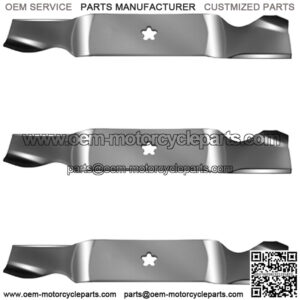 3 Fits Hi Lift Blades Fits Husqvarna 532187256 54" Deck 187254 187256 MZ5424S