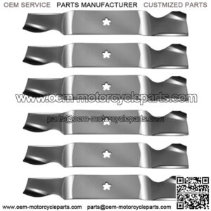 Fits Husqvarna 532187256 RZ 5424 54 inch Deck High Lift 6 Pack
