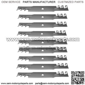 9 Pack Fits Oregon 95-077 Blades For 52" Fits Husqvarna 574870801 575240701 GT