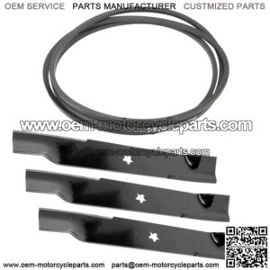 Deck Belt 574845603 Blade 574870801 For Husqvarna Gt52Xls Gt52Xlsi GTH27V52Ls