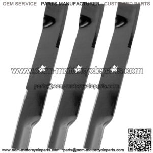 3 Mower Deck Blade For Husqvarna Rz4824 Ts348 Yt48 Xls YTH24V48 Ls YTH2648 Z248