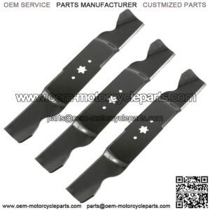 3 Deck Blade For MTD Cub Cadet 742-0677 742-0677A 742-0677B 942-0677 942-0677A