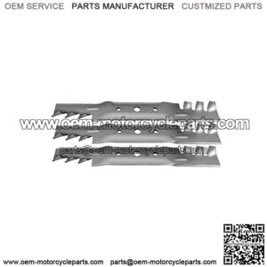 Replacement Set of Three Lawnmower Blades for John Deere, Replaces Part Numb