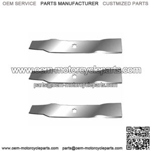 Set Of 3 Blades Replaces JOHN DEERE AM137757 AM141035 GX21784 GY20852