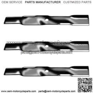 Set Of 3 Blades Replaces JOHN DEERE M113518 OREGON 91-384 PRIME LINE 7-06377