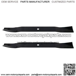 (2) Mower Deck Blades fit MTD Fits Cub Cadet XT1 LT46 XT2 LX46 46" Deck 942-0424