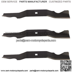 (3) Heavy-Duty Blades Fits Cub Cadet/MTD/Fits Toro 50" Mowers 742-04053 942-0405