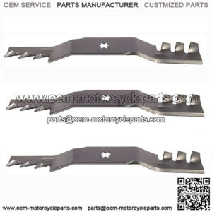 3 Mulch Blades Fits Cub Cadet i1050 RZT50 LT1050 SLT1050 LTX1050 ZTT50 R12809