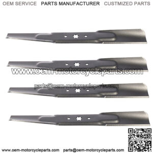 4 HD Blades Fits Troy Bil Pony Bronco Colt XP Mowers 942-04308 With 42" Deck