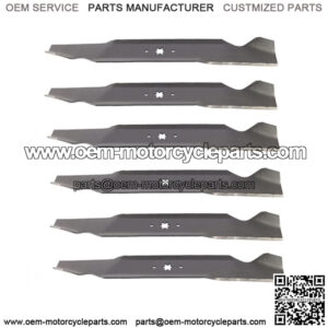 6 Pack Blade Fits Cub Cadet 942-04244 742-04244 46" LTX1046 1045