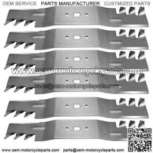 6 Toothed Blades for 54 Deck MTD Fits Toro Fits Cub Cadet Mowers 112-0931 942-06