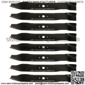 8 (Eight) Mulching Blades 42" Deck MTD 942-0616A Bolens Fits Cub Cadet Craftsman