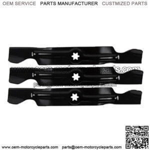 Three (3) 742-04053A 942-04053A Replacement 50" Cut Blades Fits Cub Cadet