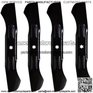 (4) Fits Hi-Lift Blade Fits CubCadet LTX1045 LTX1046 46 Deck Fits Stens 335-757