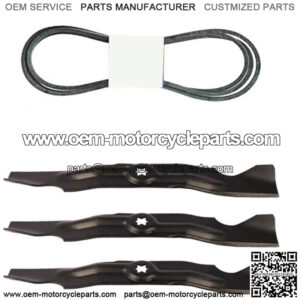Lawn Mower Belt and Blade Kit Fits Cub Cadet RZT 50" Mowers 742-04053A 754-04240