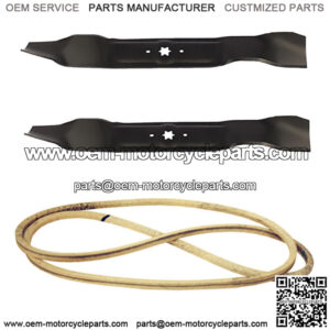 Mower Deck Blade and Belt Made With Aramid Fits Cub Cadet LTX1040 LTX1042 42"