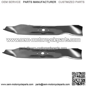Set of (2) Non-Notched Mulching Blades Fits Cub Cadet Models 2146 2146 2315 2315