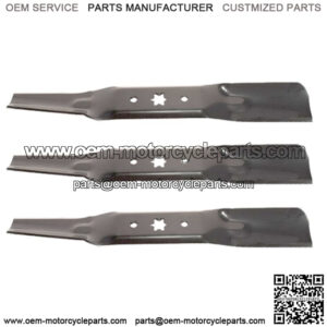 Set of (3) 18 5/8" 2-N-1 Lawn Mower Blades Fits Cub Cadet 742-05056A 942-05056A