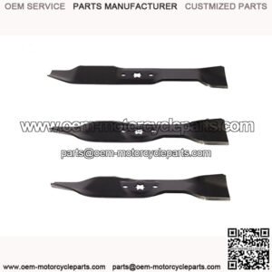 Set of 3 Mulching Blades Replacement for 46 Inch Deck Fits Cub Cadet Fits Toro M