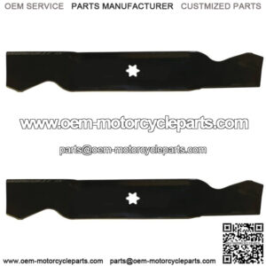 Two Fits Hi-Lift Lawn Mower Blades fits MTD Fits Cub Cadet & White 38"