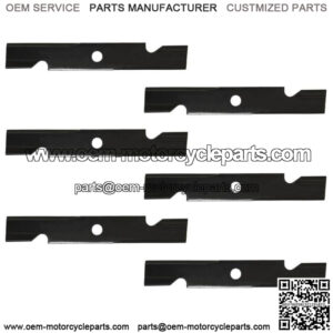(6) 92-029 48" Deck Lawn Mower Blade 16-1/4" 15/16" Fits Exmark Fits Toro