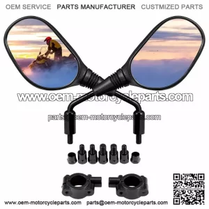 ATV Rear View Side Mirrors With 7/8" Handlebar For CFmoto Cforce 600 500 1000