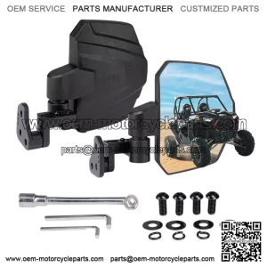 For CFMOTO Uforce 600/1000/1000XL UTV Rear View Mirrors Left & Right Side Mirror