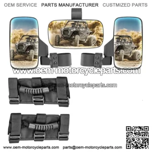 UTV Side View Rear Center Mirrors Set For CFMOTO ZFORCE 500 800 950 1000