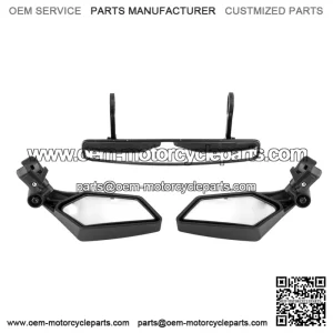 Rear Side Mirrors+15" Center Mirror For CFMOTO ZFORCE 500 600 800 950 1000