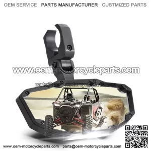 UTV Rear View Center Mirror w/LED Light For 1.65"-2" Honda Pioneer CFMOTO ZForce