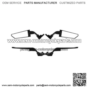 2Pcs For CFMOTO 300SS 450SS Aluminium alloy Adjustable Winglet Rearview Mirror