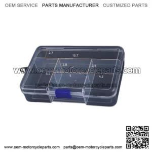 5 compartments with sliding buckle 14.3*10*3.3CM