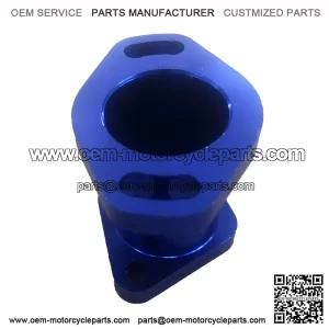 48mm blue Aluminum Racing Intake Manifold For Predator 212cc GX200 196cc Mini Bike Go Kart