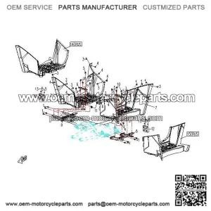 Foot Pedal Right CFMOTO Long X5 500