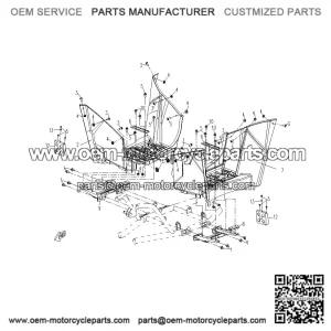 Foot Pedal Right CFMOTO X5