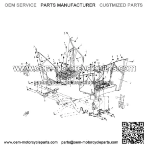 Foot Pedal CFMOTO 500 X5