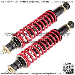 Golf Cart Front Rear Shock Absorber Set Coil Over Heavy Duty Shock Absorber Bolt Fits EZGO Medalist/TXT 1994+ Newer Gas or Electric, Replaces Part 70928-G01 76418-G01 (2 Pack) (Red)