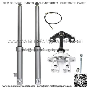 Front Fork Suspension Triple Kit for CRF XR50 CRF50 XR50 TTR with Drum Brake
