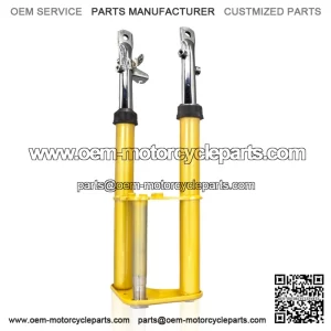 Front Fork Suspension with Triple Tree Assembly (Gold) for Honda CRF50 XR50