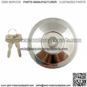 Tank cap Fuel tank cap with 2 keys Chromed Locking Truck Steel 60mm