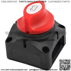 IIVVERR Battery Disconnect Isolator Master Rotating Cut Off Switch for Boat Vehicles (Battery Disconnect Isolator Master Rotating Cut Off Switch for Boat Vehicles