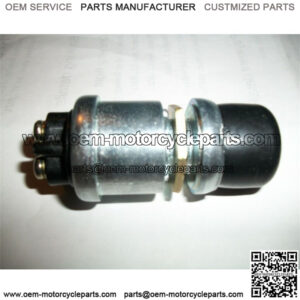 FMR HEAVY DUTY PUSH BUTTON STARTER SWITCH WITH RUBBER CAP, 60 AMP, 12 VOLT,