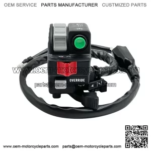 Left Handlebar Switch Start Stop Headlight for Kawasaki Prairie 300 360 400 KVF