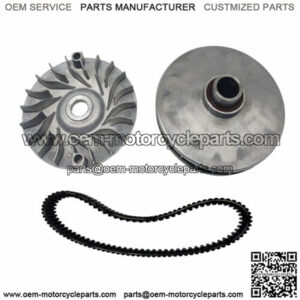 132mm Primary Front Clutch W Drive Belt For Linhai 400 ATV UTV CUV Bighorn NEW