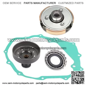 Honda Recon 250 Wet Clutch Kit (1997-2023) ?C Clutch Carrier & Drum Housing Assembly Fits TRX250TE/TM/TRX250EX/TRX250X ?C OEM 22500-HM8-A40 & 22400-HM8-A41