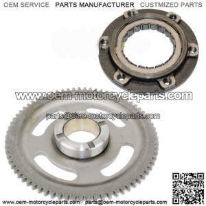 Starter Clutch And Idler Gear for Kawasaki Prairie 700 KVF700 4X4 2004-2006 (Fits: Kawasaki)