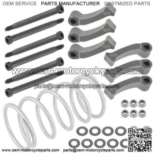 6x Clutch Weights w/ Primary Spring For Can Am Outlander 800R 2006 - 2012 (For: Can-Am)